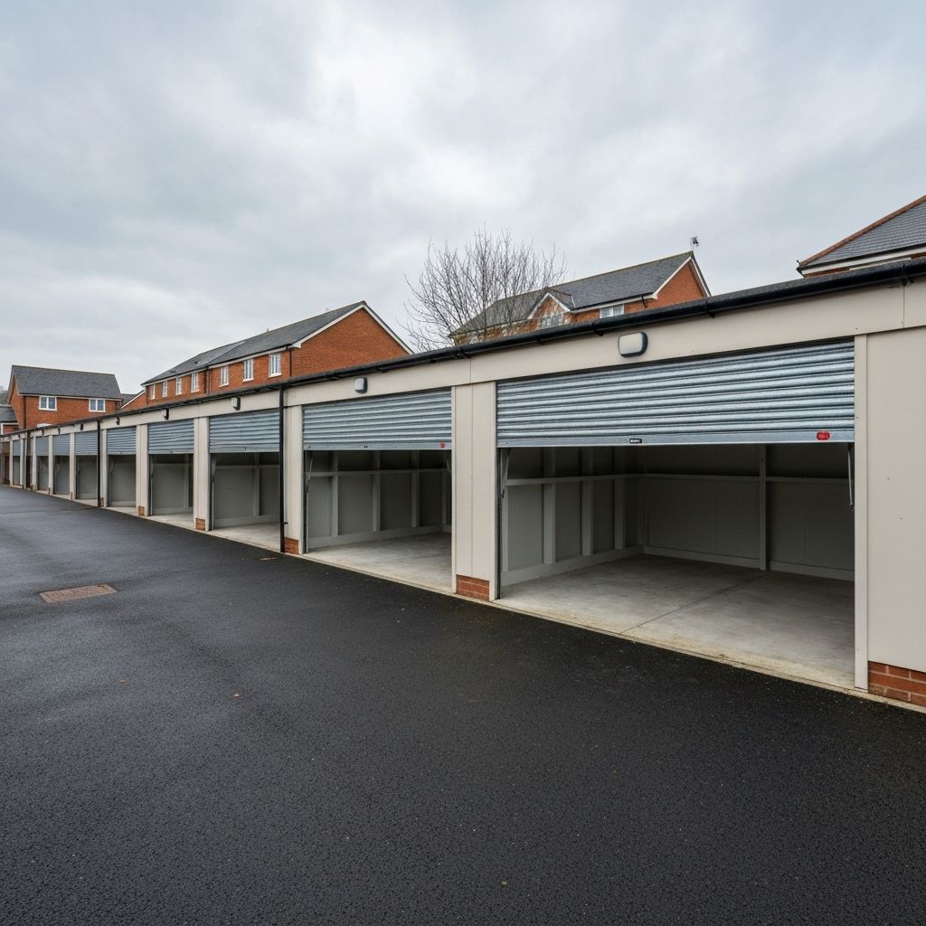 Secure lock up garages available to rent in Stoke-on-Trent and Werrington